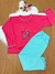 Pijama longo adulto feminino personagens/ Malha PV Premium - comprar online