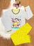 Pijama longo infantil feminino personagens/ Malha PV Premium - loja online