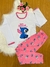 Pijama longo infantil feminino personagens/ Malha PV Premium - Maria Bonita Pijamas