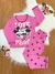 Pijama longo infantil feminino personagens/ Malha PV Premium na internet