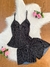 Pijama Babydoll em liganete/ Alças reguláveis/ Detalhe lacinhos na internet