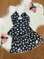 Pijama Babydoll em liganete/ Alças reguláveis/ Detalhe lacinhos - comprar online
