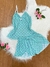 Pijama Babydoll em liganete/ Alças reguláveis/ Detalhe lacinhos