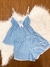 Imagem do Pijama Babydoll em liganete detalhe renda busto/ Alças ajustáveis