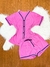 Pijama Babydoll britânico verão adulto/ Malha Pv Premium