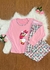 Pijama longo adulto feminino personagens/ Malha Suede Premium na internet