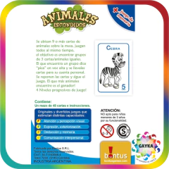 ANIMALES ESCONDIDOS - BONTUS - comprar online