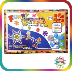 JUEGO DE ENCASTRE FUNNY STAR x25 ESTRELLAS - IMPLAS - GAYKA ~ Un Universo de Juegos