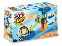 CITY BALL LABERINTO DE BOLITAS DESAFIA EL ARO INFERNAL X 19 PIEZAS - RASTI
