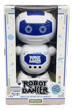 ROBOT DANCER BAILA AL RITMO DE LA MUSICA CON LUZ Y SONIDO - DITOYS - comprar online