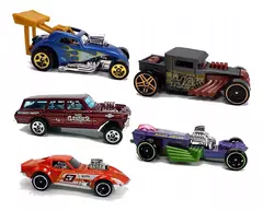 HOT WHEELS AUTOS X 5 - MATTEL - GAYKA ~ Un Universo de Juegos