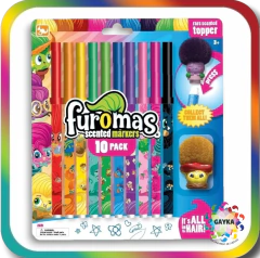 MARCADOR PUNTA FINA CON MUÑECO COLECCIONABLE - FUROMAS