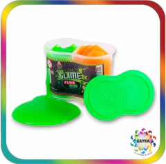 POWER SLIME DUO COLORES FLUOR - CHIKITOS - comprar online