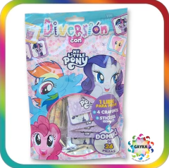 COLECCIÓN DIVERSION MY LITTLE PONY X10 ELEMENTOS - EDITORIAL VERTICE