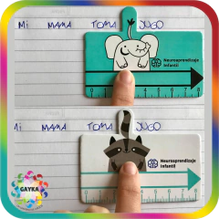 REGLA SEPARADORA ZOO (PACK X 2 U.) - NEUROAPRENDIZAJE INFANTIL