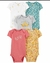 KIT BODY BEBÊ 5 PEÇAS FLORAL - CARTER´S