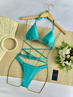 Biquíni Sarah - Azul Turquesa - comprar online