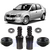Kit Completo Batente, Coifa e Coxim Dianteiro Renault Logan, Sandero, Duster, Oroch, Symbol e Captur 2 Lados
