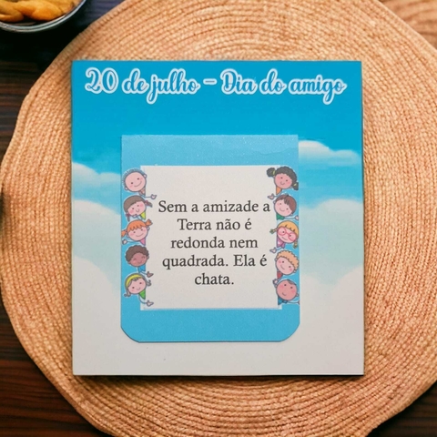 Marca página com imã - Personalizado - PACOTE COM 30 UNIDADES
