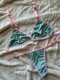 Serena | verde estampado