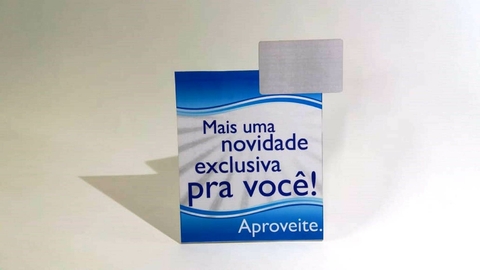 displays p/ balcão personalizado 10 unidades