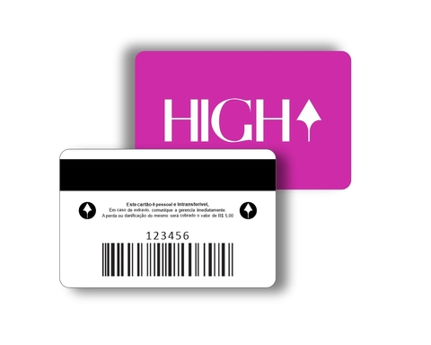 pvc fosco + banda magnética 50 unidades