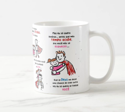 caneca Onze vidas - Versão Filha