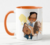 Caneca cantores em aquarela Brega - Boutique Diversidade