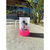 caneca de chopp acrilico degrade rose personalizada 