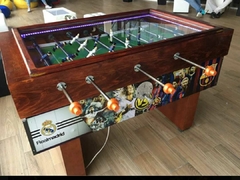 Mesa futbolito electronico con cristal en internet