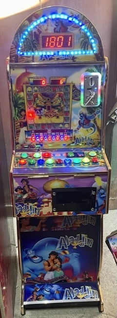 Maquina vendig frutas boton luminoso