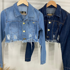 JAQUETA JEANS SEMI CROPPED