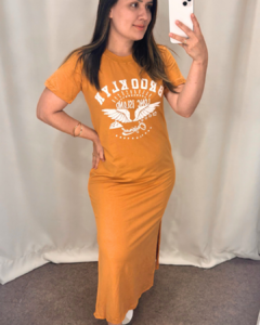 VESTIDO MIDI T-SHIRT PADADISE na internet