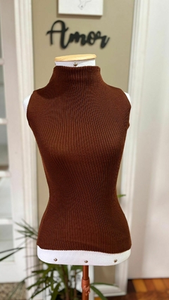 Regata Garrafinha - Tricot - Roupas Femininas da Moda: Atualize Seu Guarda-Roupa com a D'SARRAZIN