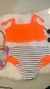 BIQUÍNI LISTRADO LARANJA NEON - comprar online