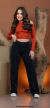 CALÇA CARGO JEANS PRETA
