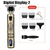 Display digital elétrica clippers de cabelo elétrico clippers de cabelo barbea - comprar online