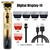 Imagem do Display digital elétrica clippers de cabelo elétrico clippers de cabelo barbea