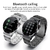 Lige ecg + ppg chamada bluetooth relógio inteligente masculino 2022 esportes pu