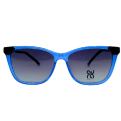 ARMAÇÃO CLIP-ON AURA EM ACETATO AZUL COM LENTE SOLAR NIGHT DRIVE (MOD.: AZ3826 53-17/140 - C6)