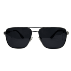 ÓCULOS SOLAR MASCULINO EM METAL COM LENTES CINZA ESCURO (MOD.: YC3355 60-14/140 C3)