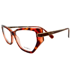 ARMAÇÃO MAX&CO. FEMININA ACETATO ANIMAL PRINT ROSÉ (MO5170 055 54-15/140) - comprar online