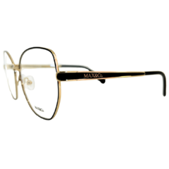 ARMAÇÃO MAX&CO. FEMININA EM METAL PRETO (MO5140 001 56-16/140) - comprar online