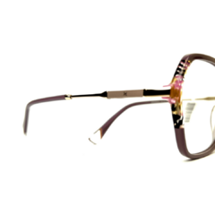 Óculos feminino gatinho acetato degradê Aura Eyewear MB5004-55-17-140-C4 na internet