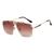 Óculos De Sol Sem Borda Vintage Men Metálicos UV400 - comprar online