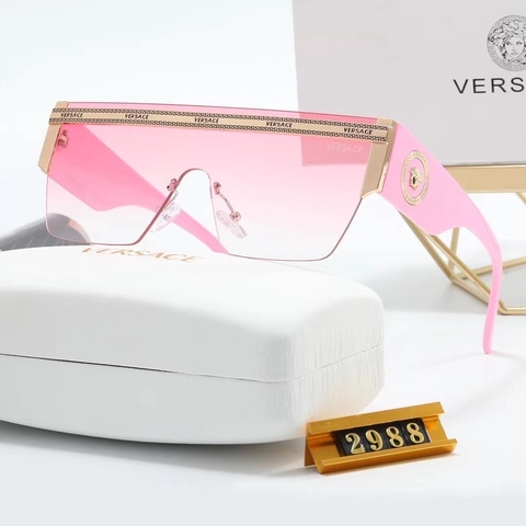 Versace Moda Polarizada Óculos De Sol Polarizados Grande Moldura Universal Retro Proteção UV400