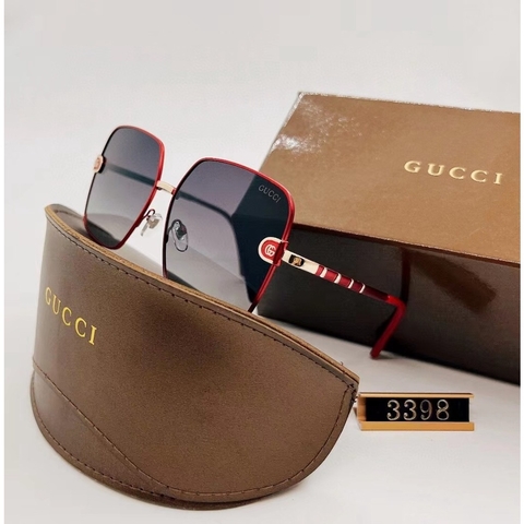 GUCCI Classic Óculos Marca De Luxo Proteção uv400