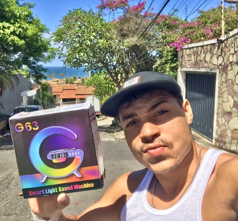 Luminária G 3em1 Caixa De Som e Carregador sem Fio