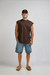 Musculosa Oversize Chocolate - comprar online