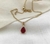 Collar Prim rojo